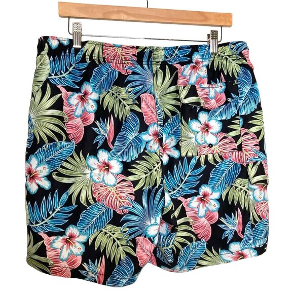 Tommy Bahama Naples Konkan Jungle Swim Trunk Floral Size Large Tropical Hibiscus - Picture 3 of 12